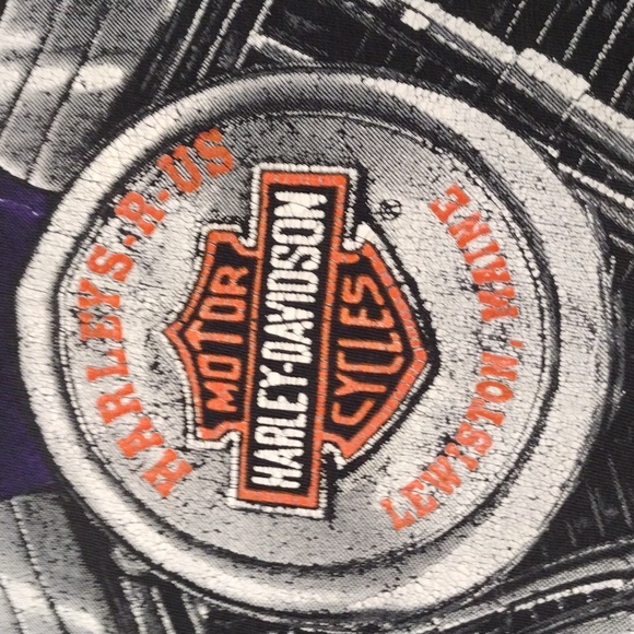 Vintage Harley Davidson thunder & lighting t shirt - Picture 10 of 13